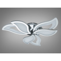 Стельова люстра LED хром 78W пульт димер 3 модулі Diasha 9033/3HRLED3colordimmer