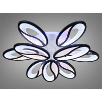 Люстры потолочные светодиодные с пультом и подсветкой Diasha 8090/6+3BK LED 3color dimmer