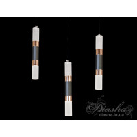 Светодиодная люстра-подвес Diasha 1015/3FG+BK