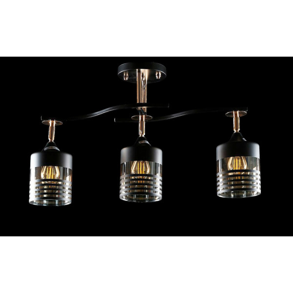 Люстра с плафонами  L6972A/3 (BLK+FG) Splendid-Ray
260808