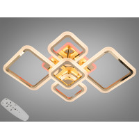 Світлодіодна люстра смарт світильник з пультом, 80W, золото Diasha A8160/2+3GLED3colordimmer Світлодіодна люстра смарт світильник з пультом, 80W, золото Diasha A8160/2+3GLED3colordimmer