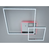 Стельова світлодіодна люстра з пультом, диммером, 145W, матовий хром Diasha 2549NEWHRLED3colordimmer