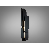 Стильне світлодіодне бра в вітальню, 7 Вт, чорний Diasha F3775BK