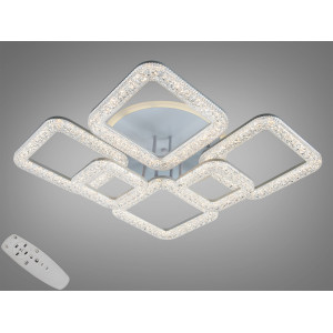 Люстра Diasha Квадрати біла 120Вт з пультом Diasha 5179/2+2+2WH