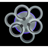 Люстра в зал или спальню светодиодная современная Splendid-Ray 2850170/3+3+A LED (WHITE) 