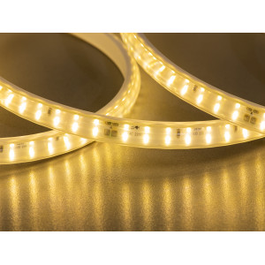 Світлодіодна стрічка 220в, 180шт/м, герметична, 12мм, теплий Diasha P220-2835-180-WW-65-12