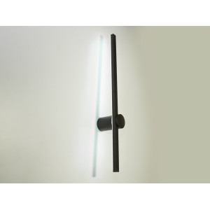 Дизайнерське, гармонійне чорне світлодіодне бра, 8 Вт Diasha 9374/BK-600