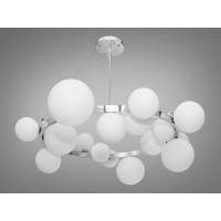 Люстра лофт в зал или спальню на 17 ламп Diasha 81953-17CR