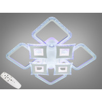 Люстра в зал потолочная с пультом управления 170W Diasha 2039/4+4WHLED3colordimmer Люстра в зал потолочная с пультом управления 170W Diasha 2039/4+4WHLED3colordimmer