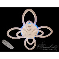 Светодиодные люстры Diasha A8059/4+4BK LED dimmer-2.4G 