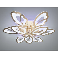 Стельова люстра LED біла 50Вт пульт 3 модулі Diasha 8166/6+3GLED3colordimmer