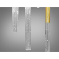 Современная светодиодная люстра 24W Diasha 3007/8G