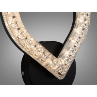 LED настінне бра чорне 17 Вт CCT ланцюжок Diasha MX4773/1BK