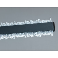 Підвісна LED люстра чорна 62W 3410 lm три режими Diasha XH1002/1200BK