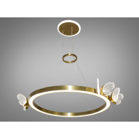 Декоративний світлодіодний підвіс "Метелик", 35W, золото Diasha 6185G Декоративний світлодіодний підвіс "Метелик", 35W, золото Diasha 6185G