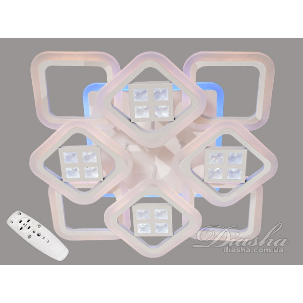 Светодиодная люстра Diasha AS8190/4+4G LED 3color dimmer