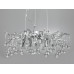Якісна кришталева люстра на 6 ламп, колір хром Diasha 607-450CH