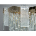 Неймовірно гарна, кришталева підвісна люстра на кухню, 12 ламп, золото Diasha 9156-500G