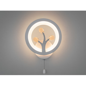 Світлодіодний приліжковий декоративний світильник, 16W, білий Diasha 8135/1WH