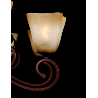 Люстры потолочные с пафоном  Splendid-Ray 221109 (RED/GT)