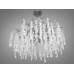 Унікальна підвісна кришталева люстра з алюмінію "Гліцинія", 10 ламп Diasha 603-800CH