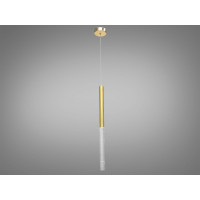 Сучасна світлодіодна люстра підвіс, 3W, золото Diasha 3007/1G