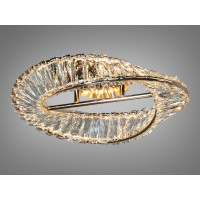 Вишукана світлодіодна люстра із кришталю , 72 Вт, золото Diasha 562/400G