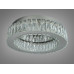 Стельова LED люстра з кришталом 45Вт хром пульт Diasha 587/400CH