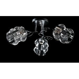 Люстра с плафонами  L9884D/3 (BLK+CR) Splendid-Ray
0260855