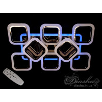 Люстры светодиодные Diasha AS8060/6+2BHR LED 3color dimmer 
