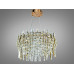 Підвісна люстра кришталева світлодіодна 30Вт Diasha 3038/500SGD