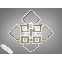 Люстра светодиодная потолочная с пультом управления 170W Diasha 2039/4+4HRLED3colordimmer Люстра светодиодная потолочная с пультом управления 170W Diasha 2039/4+4HRLED3colordimmer