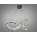 Унікальна кришталева світлодіодна люстра на підвісах, 110 Вт, хром Diasha 536/600CH Унікальна кришталева світлодіодна люстра на підвісах, 110 Вт, хром Diasha 536/600CH