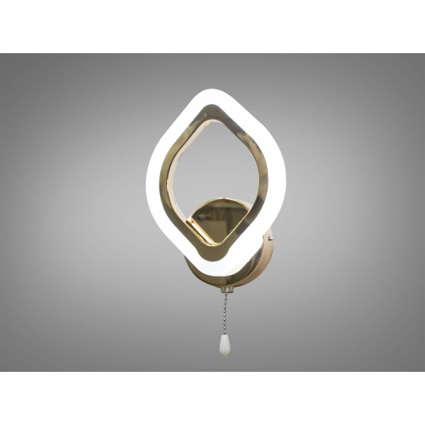 Настінний приліжковий діодний світильник, 10W, золотий світильник Diasha A8073/1G Настінний приліжковий діодний світильник, 10W, золотий світильник Diasha A8073/1G