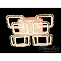 Люстра потолочная светодиодная LED с пультом Diasha QX2517/4+4XS WH LED 3color dimmer 
