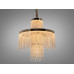 Підвісна кришталева світлодіодна люстра,110 Вт, золото Diasha 376-500GD