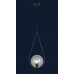 Люстра светильник со стеклянным плафоном Levistella 9163725-1 BK+CL