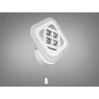 Мінімалістичний світлодіодний настінний світильник, 18Вт, білий Diasha A8190/1WH