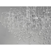 Кришталева люстра від українського виробника, 13 ламп, хром Diasha 616/1000HR