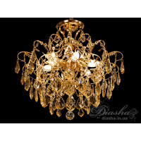 Люстра с хрусталем Diasha A07-500G-SP