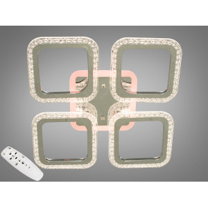 Стельова світлодіодна люстра з димером 55W Diasha AS8170/4HRLED3colordimmer