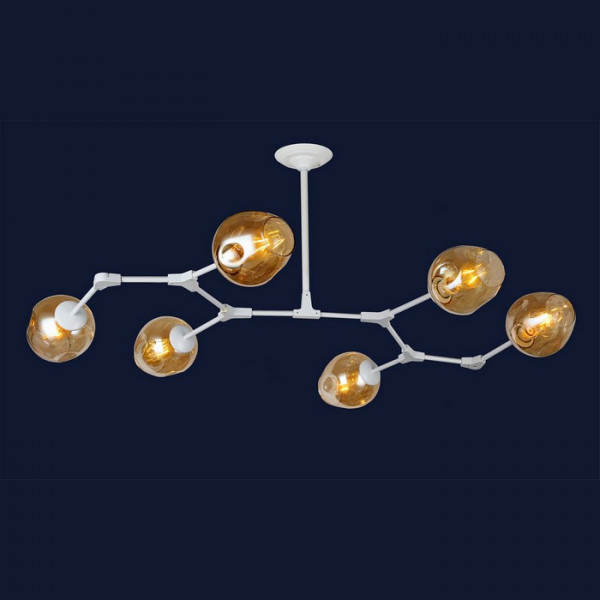 Люстра молекула Levistella 756LPR0231-6 WH+BR