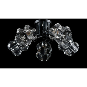 Люстра с плафонами  L9884D/5 (BLK+CR) Splendid-Ray
0260856