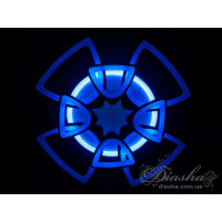 Светодиодная люстра Diasha 8118/4+4BL LED dimmer