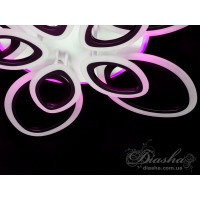 Люстра светодиодная с пультом 165W Diasha A8059/5+5LED3colordimmer