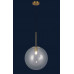 Светильник люстра подвесная в стиле лофт шар Levistella 9163430-1 BRZ+CL