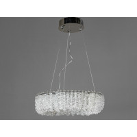 Підвісна люстра 505 хром кришталева світлодіодна елегантність Diasha 505-400CH