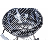 Гриль мангал барбекю угольный с крышкой LV 210712B