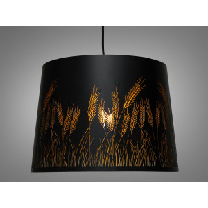 Сучасний світильник підвіс в стилі Лофт "Поле", чорний Diasha 8390-1BK