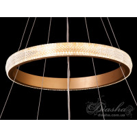 Светильники люстры светодиодные кольца Diasha 6012/400-600-400G 